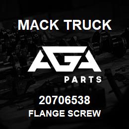 20706538 Mack Truck FLANGE SCREW | AGA Parts