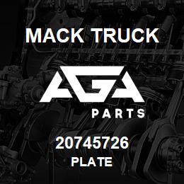 20745726 Mack Truck PLATE | AGA Parts