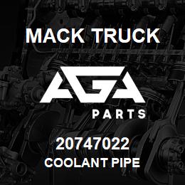 20747022 Mack Truck COOLANT PIPE | AGA Parts