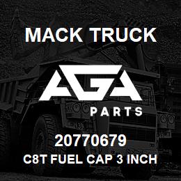 20770679 Mack Truck C8T FUEL CAP 3 INCH MACK NON-LOCKING | AGA Parts