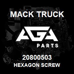 20800503 Mack Truck HEXAGON SCREW | AGA Parts