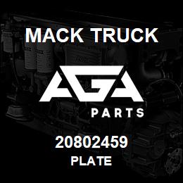 20802459 Mack Truck PLATE | AGA Parts