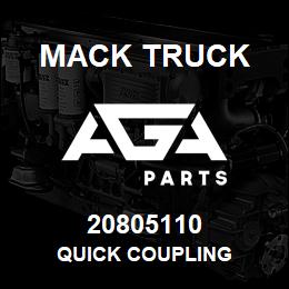 20805110 Mack Truck QUICK COUPLING | AGA Parts