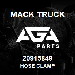 20915849 Mack Truck HOSE CLAMP | AGA Parts