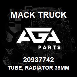 20937742 Mack Truck TUBE, RADIATOR 38MM OD | AGA Parts