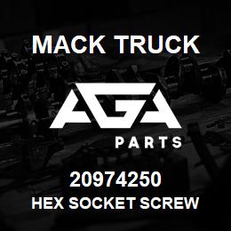 20974250 Mack Truck HEX SOCKET SCREW | AGA Parts