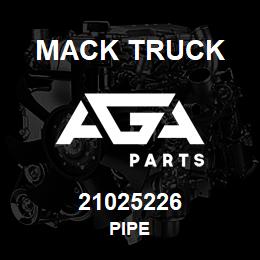 21025226 Mack Truck PIPE | AGA Parts