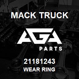 21181243 Mack Truck WEAR RING | AGA Parts