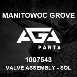 1007543 Manitowoc Grove VALVE ASSEMBLY - SOLENOID | AGA Parts