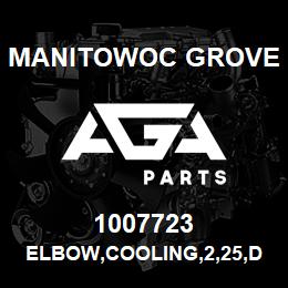 1007723 Manitowoc Grove ELBOW,COOLING,2,25,DIESEL | AGA Parts