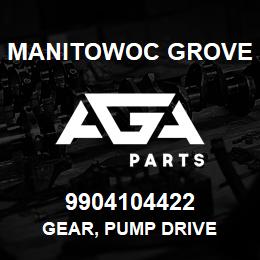 9904104422 Manitowoc Grove GEAR, PUMP DRIVE | AGA Parts