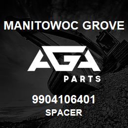 9904106401 Manitowoc Grove SPACER | AGA Parts