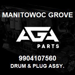 9904107560 Manitowoc Grove DRUM & PLUG ASSY. | AGA Parts