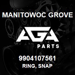 9904107561 Manitowoc Grove RING, SNAP | AGA Parts