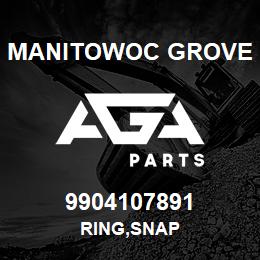 9904107891 Manitowoc Grove RING,SNAP | AGA Parts