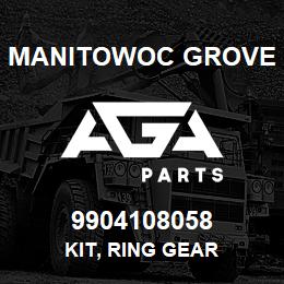 9904108058 Manitowoc Grove KIT, RING GEAR | AGA Parts