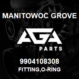 9904108308 Manitowoc Grove FITTING,O-RING | AGA Parts