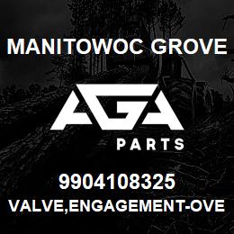 9904108325 Manitowoc Grove VALVE,ENGAGEMENT-OVERRIDE | AGA Parts