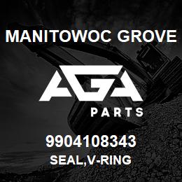 9904108343 Manitowoc Grove SEAL,V-RING | AGA Parts