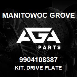 9904108387 Manitowoc Grove KIT, DRIVE PLATE | AGA Parts