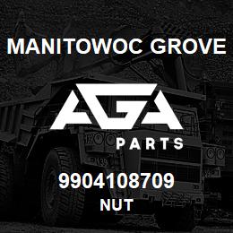 9904108709 Manitowoc Grove NUT | AGA Parts