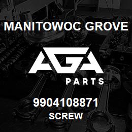 9904108871 Manitowoc Grove SCREW | AGA Parts