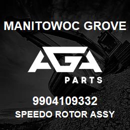 9904109332 Manitowoc Grove SPEEDO ROTOR ASSY | AGA Parts