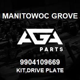 9904109669 Manitowoc Grove KIT,DRIVE PLATE | AGA Parts