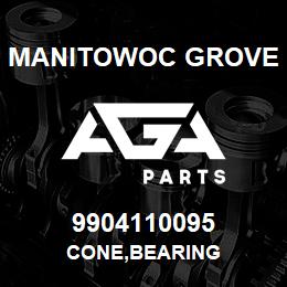 9904110095 Manitowoc Grove CONE,BEARING | AGA Parts