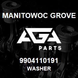 9904110191 Manitowoc Grove WASHER | AGA Parts