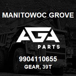 9904110655 Manitowoc Grove GEAR, 39T | AGA Parts