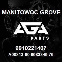 9910221407 Manitowoc Grove A00813-60 6983349 76 | AGA Parts