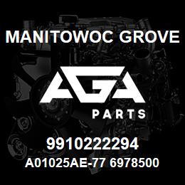 9910222294 Manitowoc Grove A01025AE-77 6978500 67 | AGA Parts