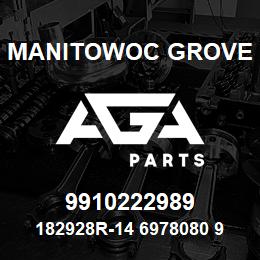 9910222989 Manitowoc Grove 182928R-14 6978080 90 | AGA Parts