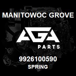 9926100590 Manitowoc Grove SPRING | AGA Parts