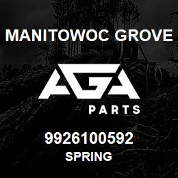 9926100592 Manitowoc Grove SPRING | AGA Parts