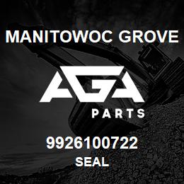 9926100722 Manitowoc Grove SEAL | AGA Parts