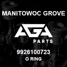 9926100723 Manitowoc Grove O RING | AGA Parts