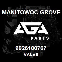 9926100767 Manitowoc Grove VALVE | AGA Parts