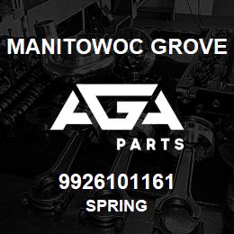 9926101161 Manitowoc Grove SPRING | AGA Parts