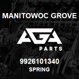 9926101340 Manitowoc Grove SPRING | AGA Parts