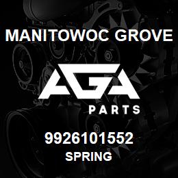 9926101552 Manitowoc Grove SPRING | AGA Parts