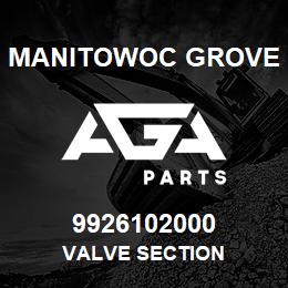 9926102000 Manitowoc Grove VALVE SECTION | AGA Parts