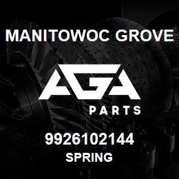 9926102144 Manitowoc Grove SPRING | AGA Parts