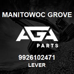 9926102471 Manitowoc Grove LEVER | AGA Parts