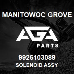 9926103089 Manitowoc Grove SOLENOID ASSY | AGA Parts