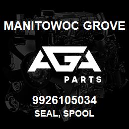 9926105034 Manitowoc Grove SEAL, SPOOL | AGA Parts