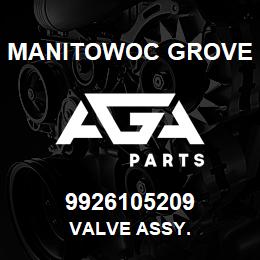 9926105209 Manitowoc Grove VALVE ASSY. | AGA Parts