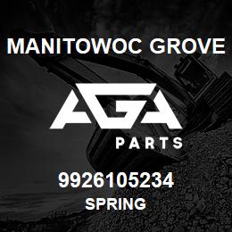 9926105234 Manitowoc Grove SPRING | AGA Parts