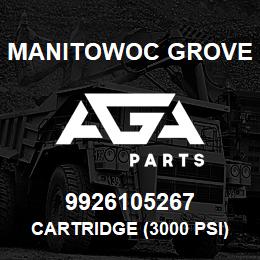 9926105267 Manitowoc Grove CARTRIDGE (3000 PSI) | AGA Parts